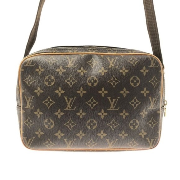 100% Authentic LOUIS VUITTON Reporter PM Brown Monogram Shoulder Bag - Picture 2 of 14